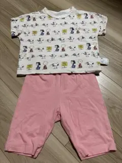 ユニクロ　ベビー　ドライパジャマ　スヌーピー　90