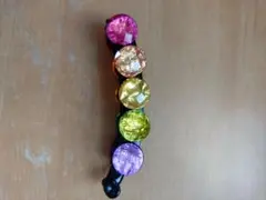 【バナナクリップ】レインボーデザイン