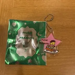 ジョイフル　スヌーピー　コラボ 限定　アクリル キーホルダー　ウッドストック