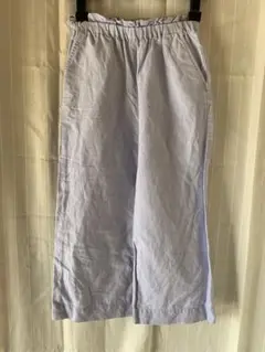 ギャップ キッズ GAP パンツ 薄い青 ワイドパンツ ゴムウエスト M