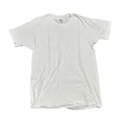 00s90s hanes 無地tシャツ　無地白t シングルステッチ　古着　夏