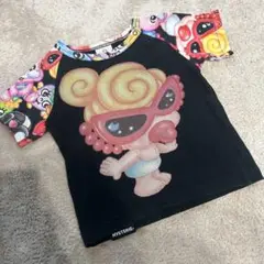 ヒスミニ ミニちゃん 黒 半袖Tシャツ 80センチ
