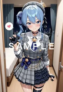 星街すいせい　ホロライブ　ブロマイドＬ判サイズ