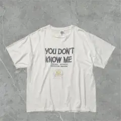 【ユーモア】YOU DON’T KNOW MEプリントTシャツUSA古着XL