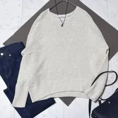 美品 24年モデル レリューム テープヤーンニュアンスプルオーバー ゆったり