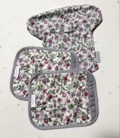 【美品】エスメラルダ 抱っこ紐 よだれ パッド3点セット エルゴベビー用
