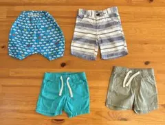 男の子　ショートパンツ　4枚セット　まとめ売り 60〜70サイズ