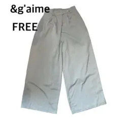 &g'aime ワイドパンツ スラックス FREE