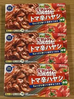完熟トマトのハヤシライスソース トマ辛ハヤシ　中辛 ×3箱