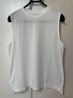 ユニクロ エアリズムコットンノースリーブTシャツ男女兼用