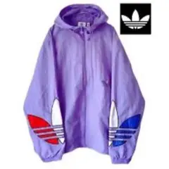 adidas ウィンドブレーカー 紫