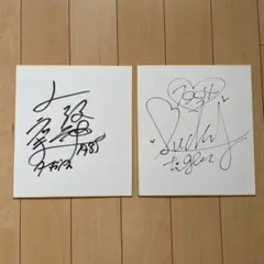 阪神　トラッキー　ラッキー　サイン　色紙