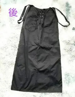美品 kastane カスタネ サロペットスカート 黒 フリーサイズ