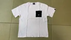 CAMP7 ホワイト Tシャツ ブラックポケット