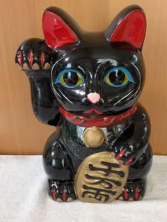 48 招き猫　黒猫　千万両　小判　貯金箱