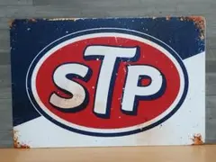 STP レトロ風 ブリキ看板 OK1948
