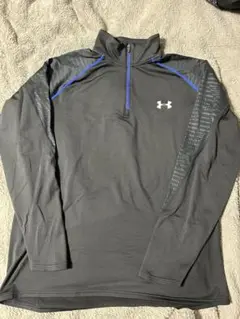 UNDER ARMOUR ハーフジップ長袖シャツ XL ブラック