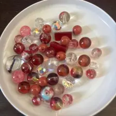ビーズセット 約45g クォーツ&クリスタル混在