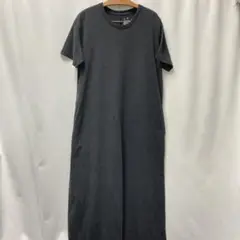 良品計画　無印良品　半袖　無地ロングワンピース　M〜Lサイズ