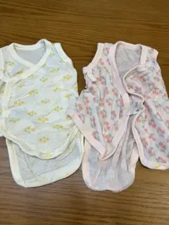 ユニクロ　メッシュ素材　ロンパース　60サイズ