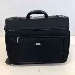 ビジネスキャリーバッグ 2輪 機内持込可 多収納 ブラック 良品