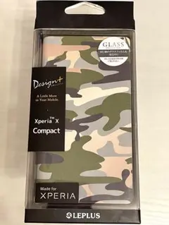 新品　Xperia™ X Compact用SO-02J 手帳型ケース　カモフラ