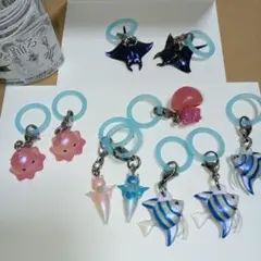 雨の海を踊るめじるしアクセサリー