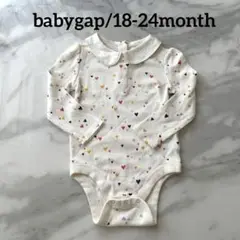 babygap ハート柄　丸襟　ロンパース　ボディスーツ　ギャップ