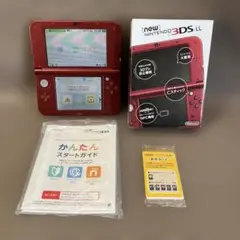 【美品】Newニンテンドー3dsll メタリックレッド本体のみ