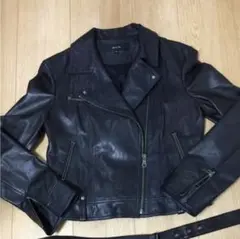 美品!アルアバイル ライダースジャケット