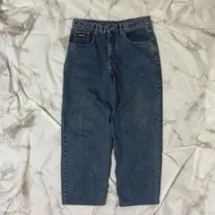 [90s-] Pelle Pelle 裾溜め オーバー デニム 34