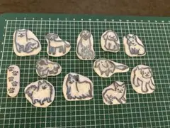 消しゴムはんこ　犬セット
