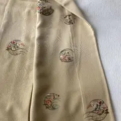 縮緬 刺繍 暈し 小紋