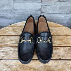 《il mocassino》新品 シュリンクレザー・ローファー BK34