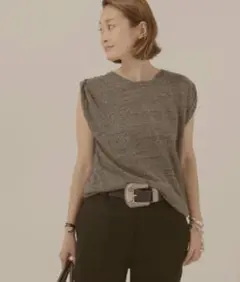 【Deuxieme Classe 】TWIST タンクトップグレー
