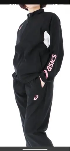 asics ブラック ジャケットのみ