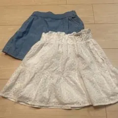 スカート　キュロットセット
