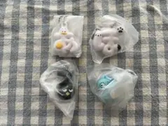 サンリオ もじになっちゃったマスコット　はぴだんぶい　4種