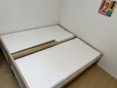 IKEA キッズベット 2つセット マットレス付き SNIGLAR