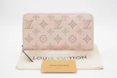 LOUIS VUITTON ラウンドファスナー長財布 AB マヒナ マグノリア