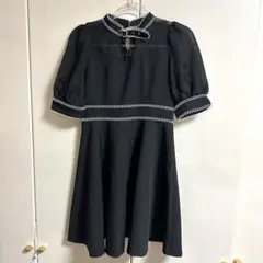 ロジータ♡ハートバックル配色ワンピース
