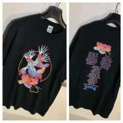 ヴィンテージ00'sイエスyes 2004ツアーロックバンドTシャツ黒XLサイケ