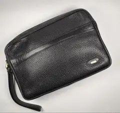 BALLY バリー　クラッチバッグ　セカンドバッグ　黒　本革
