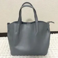 くすみ系ブルー レディースバッグ