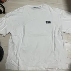ホワイト グラフィックプリント Tシャツ