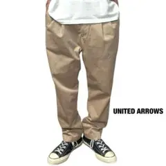 UNITED ARROWS ツープリーツワイドパンツ チノトラウザースラックス