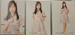 HKT48劇場限定生写真 2025年8月 山内祐奈 3枚コンプ