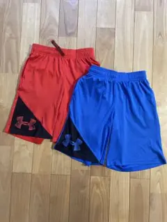 アンダーアーマー ハーフパンツ YLG 2枚