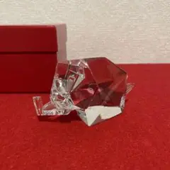 Baccarat　バカラ　クリスタルガラス　象　エレファント　V　R7036 バカラ Baccarat 置物 エレファント ぞう フィギュリン