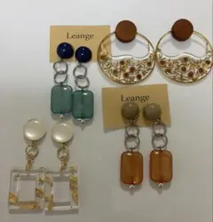 貼るだけピアス✨Pippi✨Leange 貼るだけピアス4セット